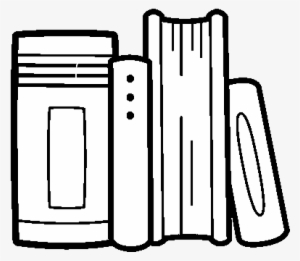 School Books Coloring Page - Dibujos De Libros Kawaii