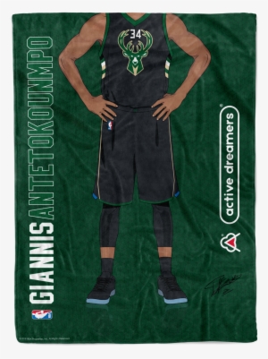 Giannis Antetokounmpo "signature Series" Blanket
