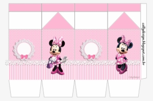 Caixa Minnie Rosa - Roommates Disney Minnie Bow-tique Wall Sticker