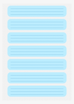 Click Here To Download 7 Plain Wide Blue A4 Book Labels - General Supply