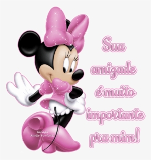 Desenho Da Minnie Rosa - Minnie Pink
