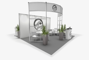 3d Graphic Space Model - Booth 3d Png