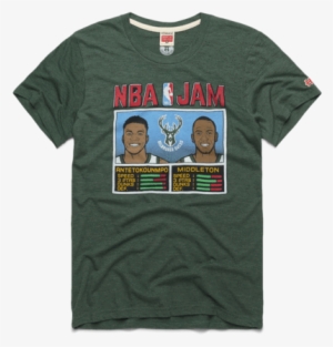 Nba Jam Bucks Antetokounmpo And Middleton Milwaukee - Kyrie Irving