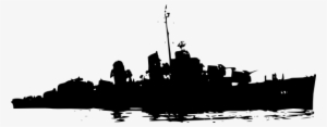 Image Free Stock Battleship Silhouette Clipart - World War 1: World War I In 50 Events: From The Very