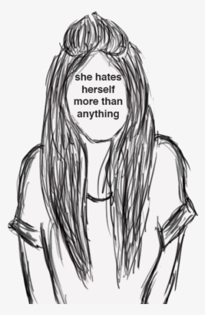 Depression Drawings Of Girls