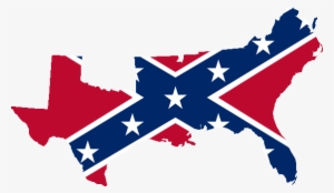 Confederate Flag Map - Confederate States Of America Dixie