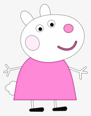 Minus Disney Pig, Pig Character, Peppa Pig Family, - Peppa Pig Characters Clip Art
