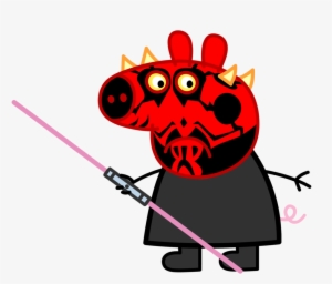 Darth Peppa Pig Monster By Huuthuat On Deviantart Clip - Peppa Pig Mlg Png