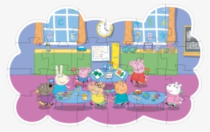 Peppa Pig Deco Puzzle ,, , Large - Gurli Gris Puslespil