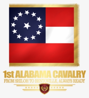 History Of The Confederate Flag - 1. Alabama-kavallerie (ba2) Fleecedecke