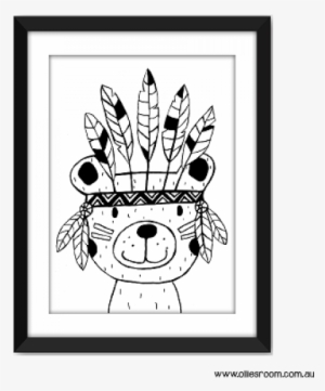 Wild Things Bear Print - Kids Room Bear Prints