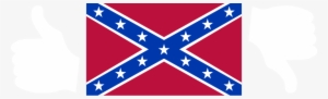 The Confederate Flag - Blue And Red Flag With Stars