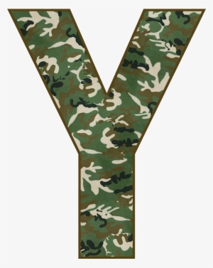 Image Stock Capital Letter Y Free Png Army Theme - Military Camouflage Alphabets