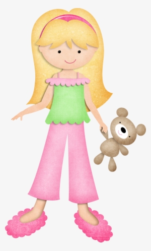 Teddy Clipart Kid Pajamas - Put On Pajamas Clip Art