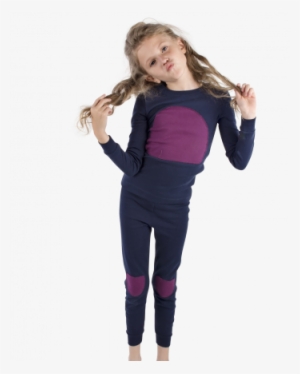 Navy With Pink Pajamas - Pajamas