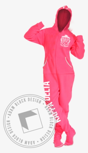 Kappa Delta Footy Pajamas - Hoodie
