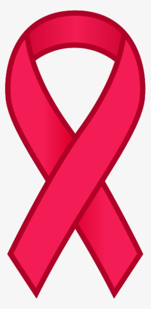 Pink Ribbon Sticker Icon - Breast Cancer Bow Vector