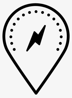 Tesla Supercharger Pin Icon - Circle For Icons