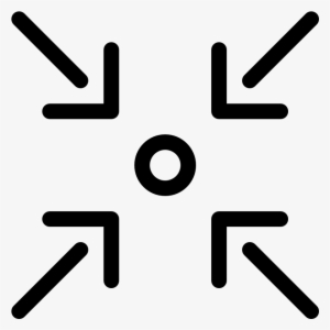 Arrow Fullscreen Exit - Point