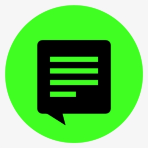 Coyote Text - Text Icon Green