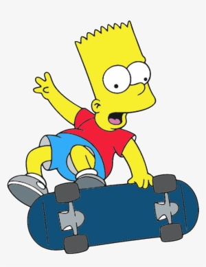 Bart Simpson With Skattor - Bart Simpson No Background