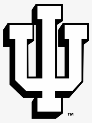 Indiana Hoosiers Logo Black And White - Indiana University Logo Transparent Background