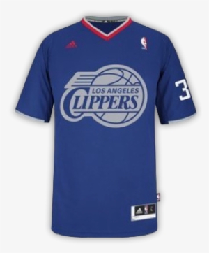 The Team Logo Was Made Of A Reflective Chrome To “help - Clippers Christmas Jersey 2013