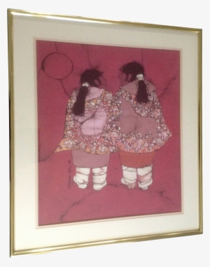 Katalin Olah Ehling, Original Batik Painting, Southwestern - Picture Frame