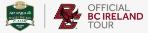 Boston College Ireland Game Ticket Travel Packages - Boston College Eagles Static Cling Decal