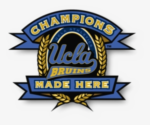 Primary Logo Mark For Ucla Champions Made Here Program - Ucla Bruins Pennant Flag
