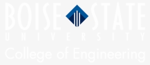 Coen Logo White Transparent Background - Boise State University