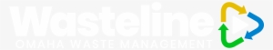 Wasteline Omaha Waste Management Logo In White - Omaha