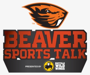 Beaver Sports Talk - Oregon State Beavers Mascot Logo Decal - 4.5" X 2.75"