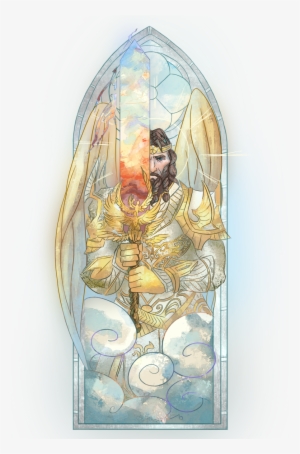 They All Are Stylized To Look Like Stained Glass - Guild Wars 2 Warior Transparent