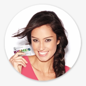 Woman Holding A Kohls Charge Card - Kohls Lingerie Models Names