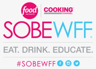 Sobewff Eat Drink Educate - South Beach Wine And Food Festival Logo