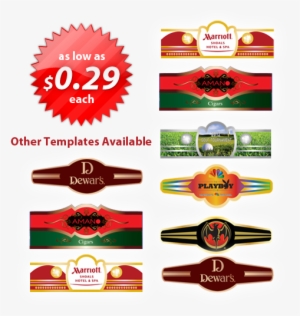 Labels Vector Cigar Picture Black And White Download - Custom Cigar Labels Gold Foil