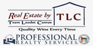 Real Estate By Tlc Logo - Pointseller Home Needlepoint Canvas