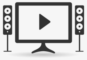 Movie Theatre Icon - Home Entertainment Icon