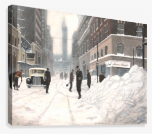 Blizzard On Bay 1944 Canvas Print - Blizzard On Bay Mug