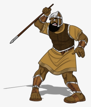 Giant Clipart Goliath - 9 Foot Tall Goliath