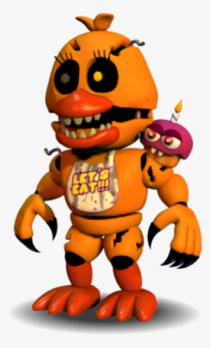 Fnaf World Png - Adventure Fixed Nightmare Chica