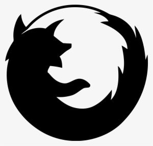 Firefox Logo Png Transparent - Firefox Icon Black