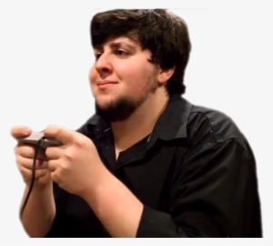 A Picture Of Jontron Holding An Nes Controller With - Your Genetics Are Weak