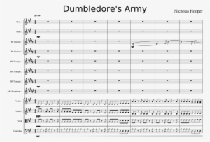 Dumbledore's Army Sheet Music Composed By Nicholas - Dumbledore's Army Clarinet Sheet Music