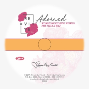 Revive '17 Adorned Conference Audio Mp3cd - Compressed Audio Optical Disc