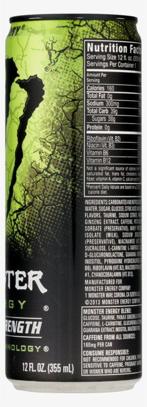 Monster Energy Drink, Ultra Black - 16 Fl Oz Can