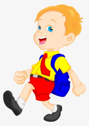 Escola & Formatura - Student Clipart With School Bag