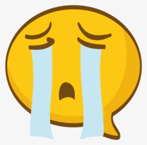 Speech Bubble Shaped Emoji - 傷心 卡通