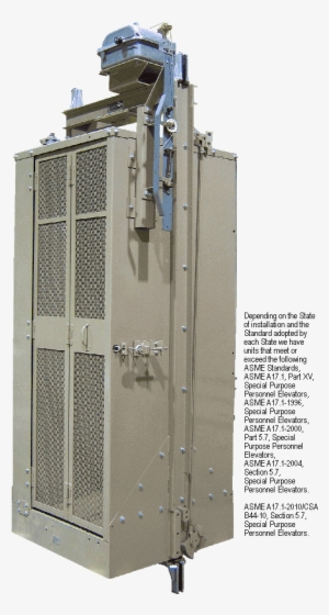 Smc Personnel Hoist - Cupboard